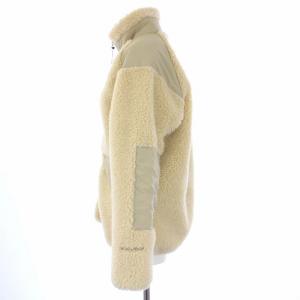 WOOLRICH TERRA PILE FLEECE JACKET テラパイル フリースジャケット ボア アウター ジップアップ S アイボリー
