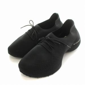 GIVENCHY TK360 ニット メッシュ スニーカー 厚底 靴 シューズ イタリア製 40 25.5cm 黒 ブラック