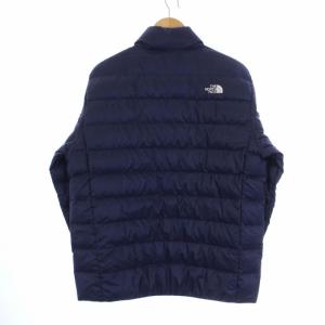 THE NORTH FACE LIGHT DOWN JACKET ライトダウンジャケット アウター ジップアップ スタンドカラー XL 紺 ネイビー NJ1DM52B