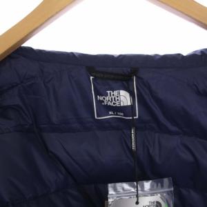 THE NORTH FACE LIGHT DOWN JACKET ライトダウンジャケット アウター ジップアップ スタンドカラー XL 紺 ネイビー NJ1DM52B