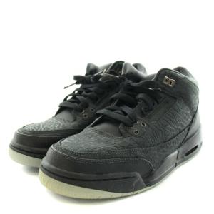 NIKE AIR JORDAN 3 RETRO FLIP スニーカー シューズ レザー 総柄 25.0cm