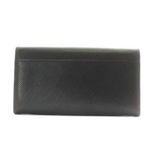 LOUIS VUITTON エピ ポルトフォイユ サラ 長財布 小銭入れ ピンク ブラック M64322