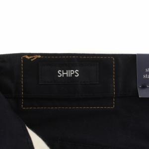 SHIPS オイカワデニム縫製カラーセルビッチ5ポケットパンツ チノパン 30W M 紺 ネイビー