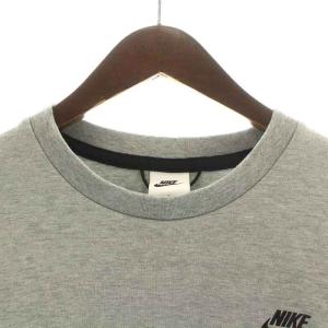 NIKE TECH FLEECE CREW スウェット トレーナー 長袖 ロゴプリント L グレー