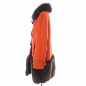 kate spade new york FLORENCE BROADHURST ALLIE COAT ダッフルコート ロング ビッグカラー フェイクファー ウール