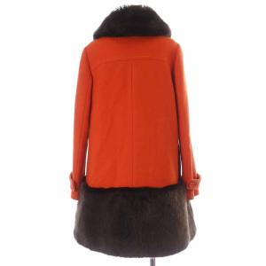 kate spade new york FLORENCE BROADHURST ALLIE COAT ダッフルコート ロング ビッグカラー フェイクファー ウール