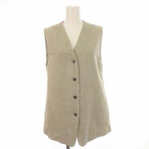 BEAUTY&YOUTH UNITED ARROWS ベスト ジレ 前開き 緑 グリーン