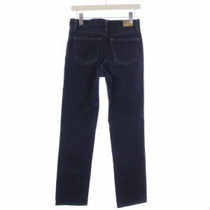 MARGARET HOWELL EDWIN デニムパンツ ジーンズ ジップフライ レザーパッチ W28 L31 M 紺 ネイビー