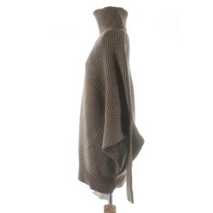 L'Appartement 19SS Asymmetry Knit アシンメトリーニット タートルネック プルオーバー 長袖 ドルマンスリーブ 変形 ウール