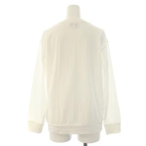 agnes b. Tシャツ カットソー 長袖 ラウンドネック 2 M 白 ホワイト