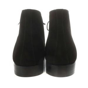 Crockett & Jones CHERTSEY LAST224 チャッカブーツ スエード 6.5 25.0cm ブラック