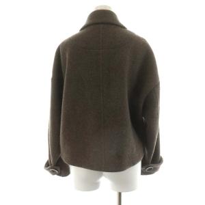 ENFOLD ジャケット ウール 36 S 茶 ブラウン