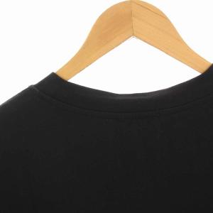 MARGARET HOWELL 20AW Tシャツ カットソー ロンT クルーネック コットン ウール混 長袖 M 黒 ブラック