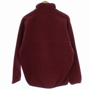Patagonia 22AW シンチラ スナップT プルオーバー 長袖 ハイネック フリース ロゴ M 茶 ブラウン 25450