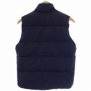 Crescent Down Works ダウンベスト ジャケット ジップアップ ナイロン S ネイビー