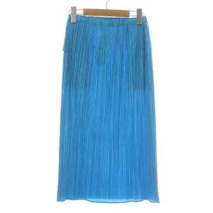PLEATS PLEASE ISSEY MIYAKE イッセイミヤケ スカート プリーツ S ブルー