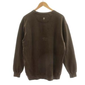 WIND AND SEA スウェット トレーナー ロゴ 裏起毛 L 茶 ブラウン