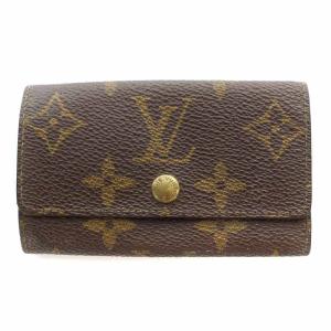 キーケース ミュルティクレ6 モノグラム 三つ折り 6連 茶 ブラウン M62630