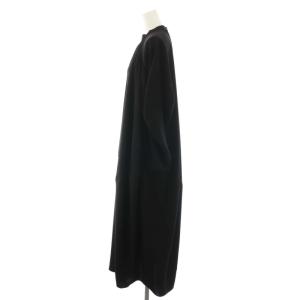 ENFOLD 23AW DROP DRAPE DRESS スタンドカラー S ブラック