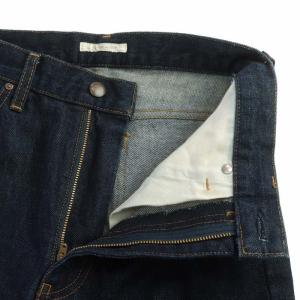 Plage 20AW ストレッチセンタープレスデニム パンツ ジーンズ フレア ジップフライ 34 XS インディゴ