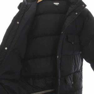 Paul Smith JEANS ダウンジャケット ダウンコート フード付き ジップアップ アウター S 紺 ネイビー
