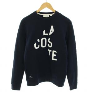 フリーススウェットシャツ トレーナー クルーネック 長袖 ロゴプリント 3 M 紺 ネイビー 白 ホワイト