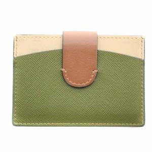 MARNI 20SS カードケース 名刺入れ レザー カーキ 茶 ブラウン ベージュ