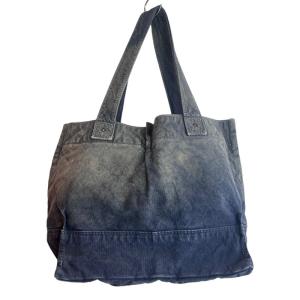 KAPITAL USED加工 ペイント キャンバス トートバッグ ネイビー グリーン 紺 緑