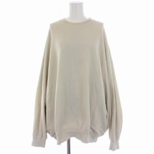 22SS スウェット トレーナー プルオーバー 長袖 クルーネック F ベージュ 22070500708010