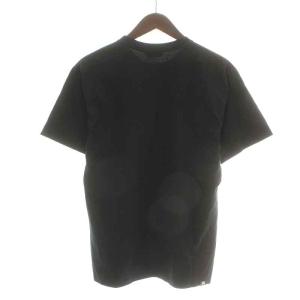 HYSTERIC GLAMOUR Tシャツ カットソー 半袖 クルーネック ロゴプリント S 黒 ブラック ベージュ