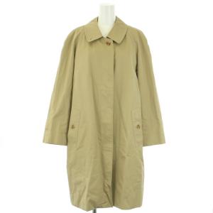 burberrys ステンカラーコート ロング丈 ノバチェック 比翼 ヴィンテージ L ベージュ