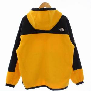 THE NORTH FACE HIM FLEECE PARKA ヒムフリースパーカー ジャケット ハーフジップ ロゴ XL 黄 イエロー 黒 ブラック NA72031