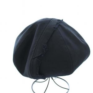 Ground Y DAMAGED COTTON CASQUETTE キャスケット 帽子 コットン 黒 ブラック GA-H02-051