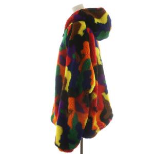 UGG australia Olympia Jacket PRIDE ボアジャケット フード アウター S M マルチカラー オレンジ 赤 レッド 黄