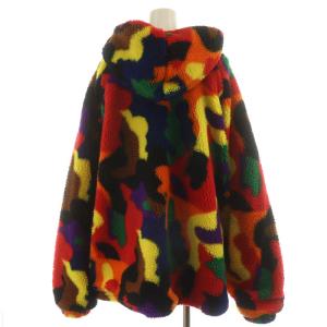 UGG australia Olympia Jacket PRIDE ボアジャケット フード アウター S M マルチカラー オレンジ 赤 レッド 黄