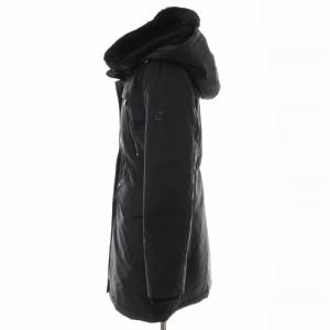 MICHAEL Michael Kors ダウンコート ハーフ ミドル ミディアム エコファー フェイクファー アウター S 黒 ブラック