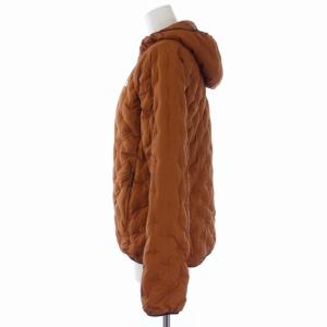 THE NORTH FACE Astro Light Hoodie ダウンジャケット ジップアップ フード ロゴ ナイロン M 茶 ブラウン NDW92216