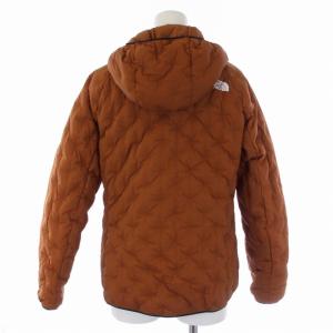THE NORTH FACE Astro Light Hoodie ダウンジャケット ジップアップ フード ロゴ ナイロン M 茶 ブラウン NDW92216
