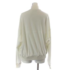 LACOSTE スウェット シャツ ハイネック ハーフジップ ジャージ ショート丈 ロゴ ワンポイント ワニ パイル地 オーバーサイズ ドロップショルダー