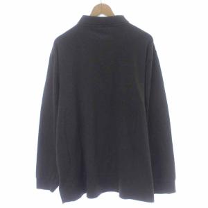 POLO RALPH LAUREN ポロシャツ 長袖 ポニー刺繍 XL チャコールグレー