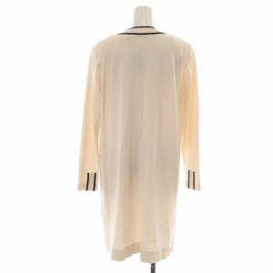 ESTNATION タグ付き ロング カーディガン Vネック ライン 38 M ベージュ