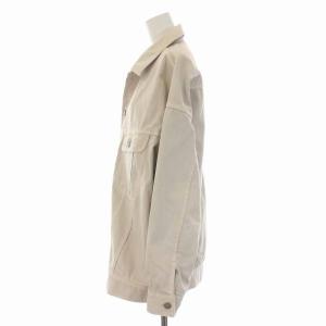 Deuxieme Classe 22SS ビッグシルエットコットンカバーオール ジャケット アウター アイボリー オフホワイト