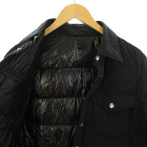 THE NORTH FACE スタッフドシャツ STUFFED SHIRT 中綿ジャケット アウター ナイロン ロゴ刺繍 S 黒 ブラック NY81504