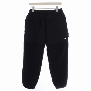 Back Channel POLARTEC PANTS ポーラテックフリースパンツ イージーパンツ ロゴ刺繍 M 黒 ブラック 2321663