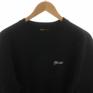 Back Channel スウェット トレーナー 長袖 BKCNL ロゴ 刺繍 M 黒 ブラック