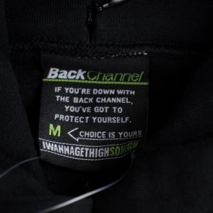Back Channel GHOSTLION PULLOVER PARKA パーカー スウェット トレーナー プルオーバー 長袖 ロゴ 裏起毛 M 黒