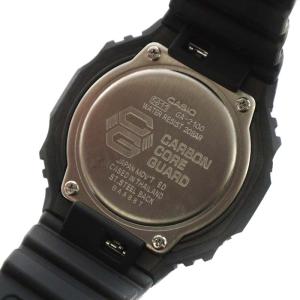 CASIO G-SHOCK カーボンコアガード タフソーラー アナデジ 八角形 腕時計 クォーツ ラバーベルト 黒 ブラック GA-2100