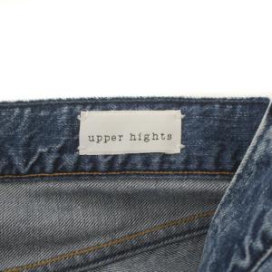 upper hights THE LIPSTICK MARINE ザリップスティックマリン デニムパンツ ジーンズ ストレート ジップフライ ダメージ加工