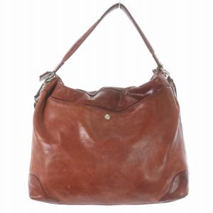 aniary ワンハンドルバッグ ショルダーバッグ 2WAY レザー 茶色 ブラウン