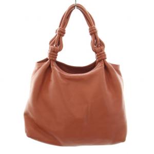 LOEWE ハンドバッグ ラムレザー アナグラムステッチ 赤 レッド